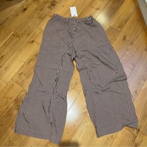 Zara Striped Wide-Leg Pants